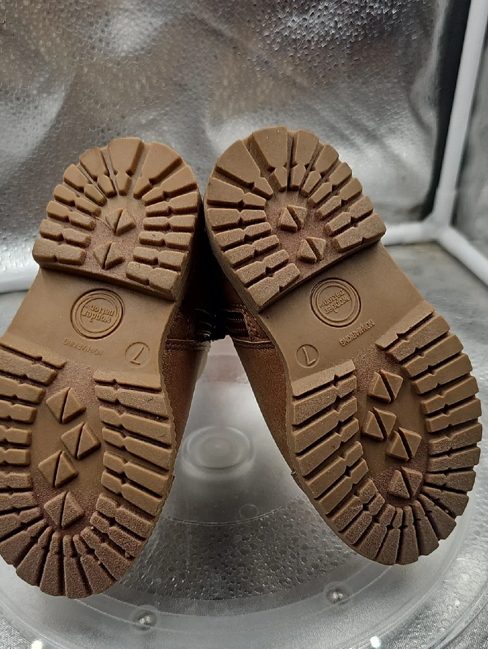 C1 Tan Wonder Nation Owl Designed Boots Size 7, NWT - Picture 7 of 8